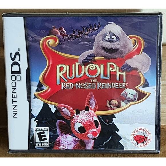 Other - Rudolph the Red-Nosed Reindeer Nintendo DS 2010 Red Wagon Games Brand New Sealed